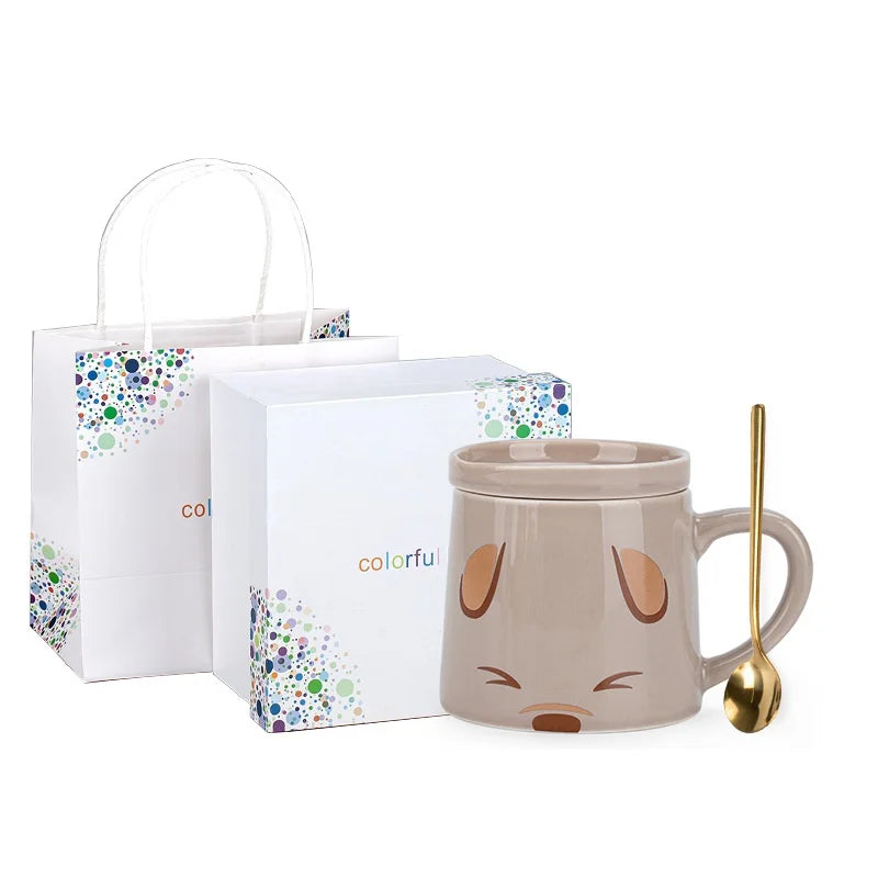 Cute Cat Ceramic Coffee Mug For Cat Lovers