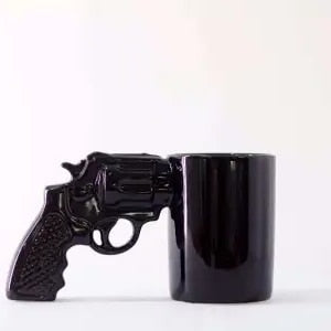 Model Pistol style Coffee Mug Modeling Cup Funny