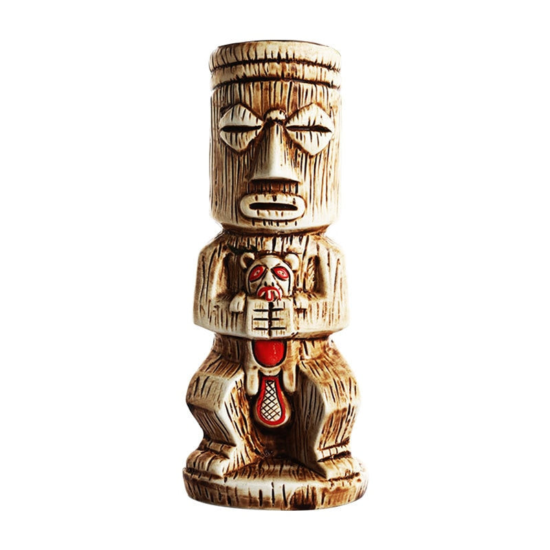 Hawaiian Cocktail Cup Creative Mugs Zombie Skeleton