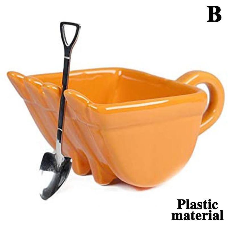 Excavator Bucket Cup With Spade Shovel Spoon Funny