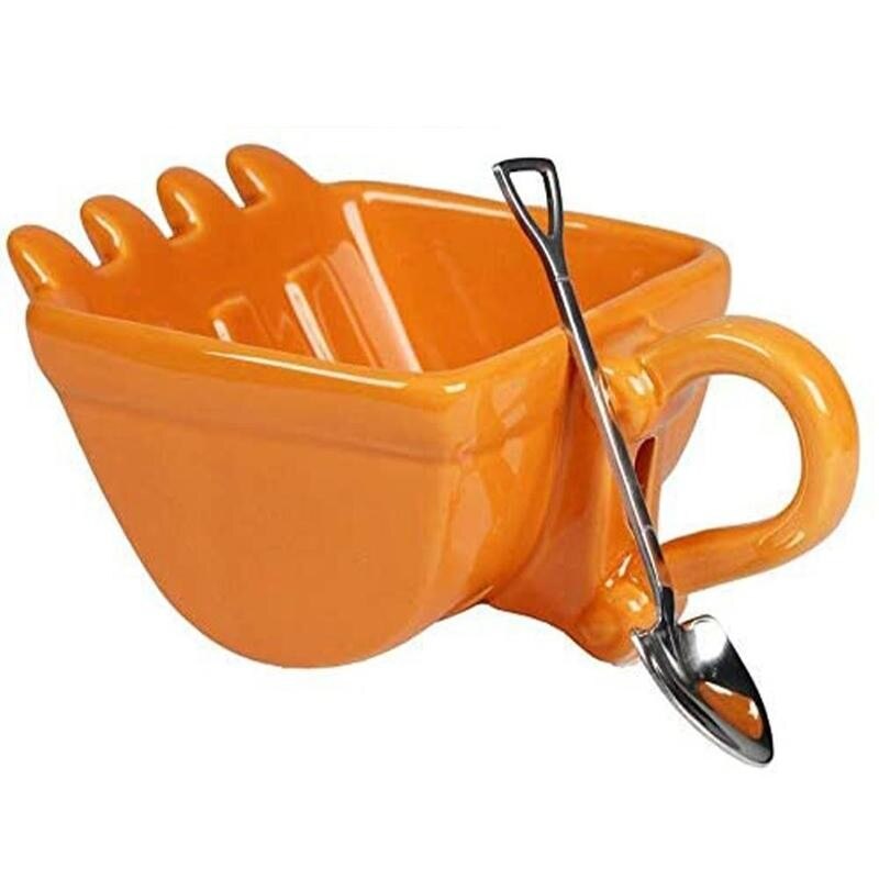 Excavator Bucket Cup With Spade Shovel Spoon Funny
