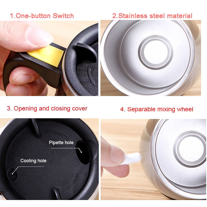Magnetic Coffee Cup Self Stirring Automatic Electric Shaker