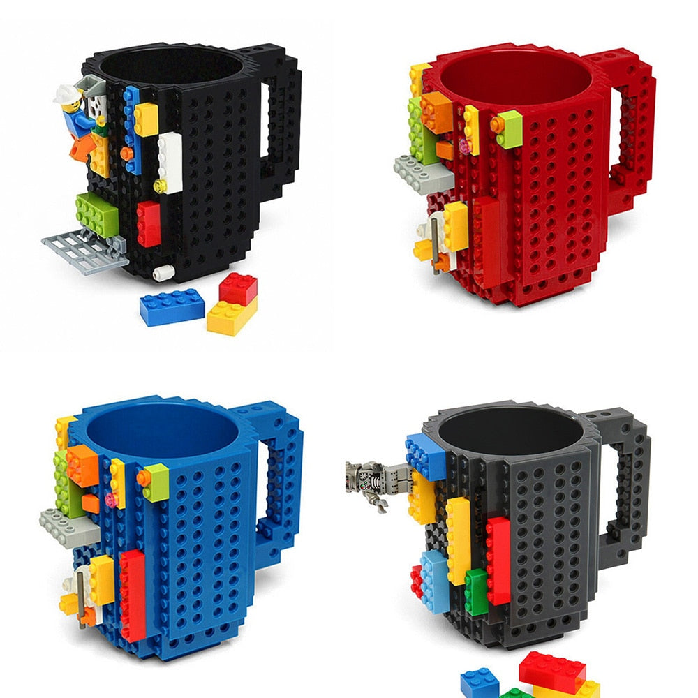DIY Build-On Brick Mug Building Blocks Coffee Cup