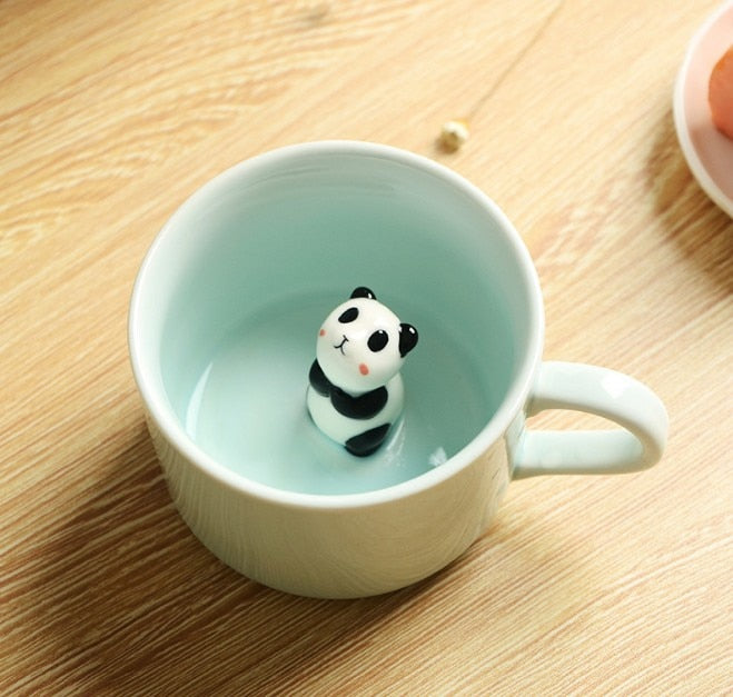 Cute Cartoon Ceramic Coffee Mugs