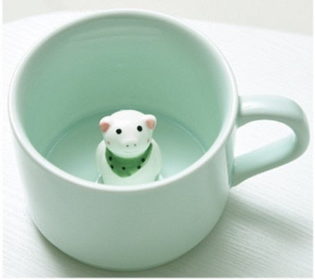 Cute Cartoon Ceramic Coffee Mugs