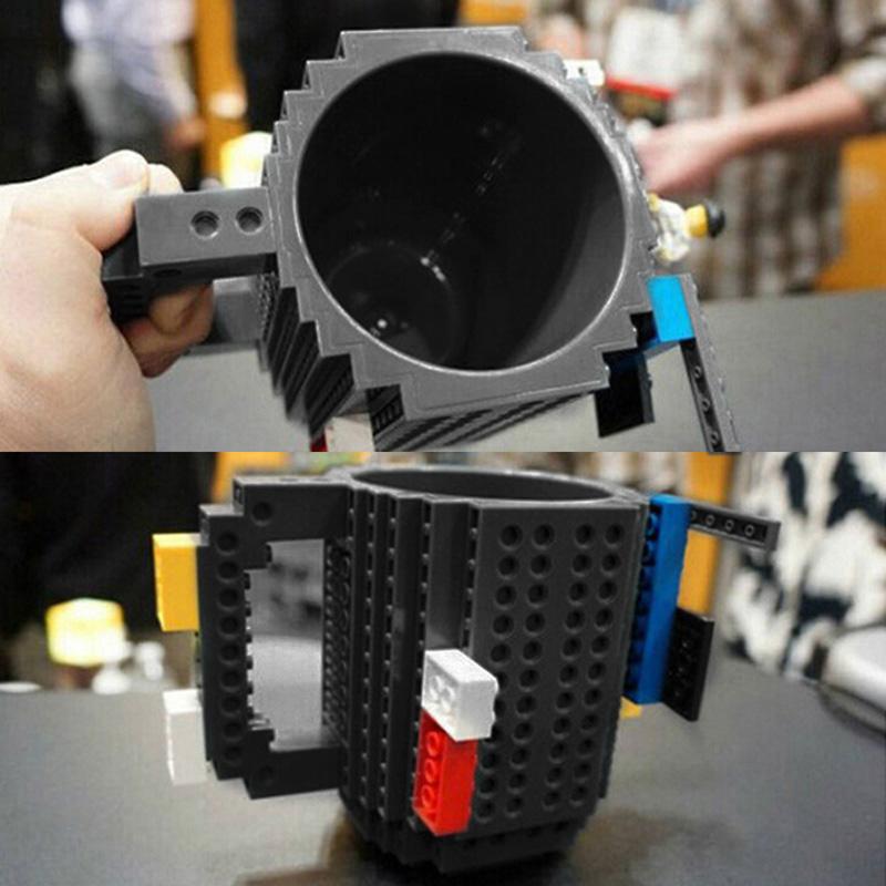 DIY Build-On Brick Mug Building Blocks Coffee Cup
