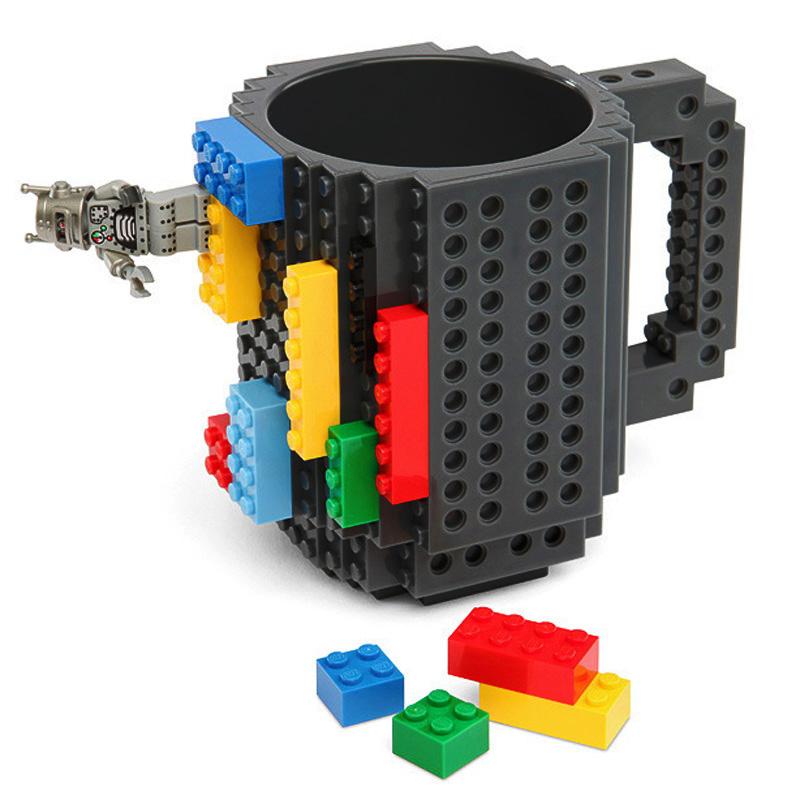 DIY Build-On Brick Mug Building Blocks Coffee Cup