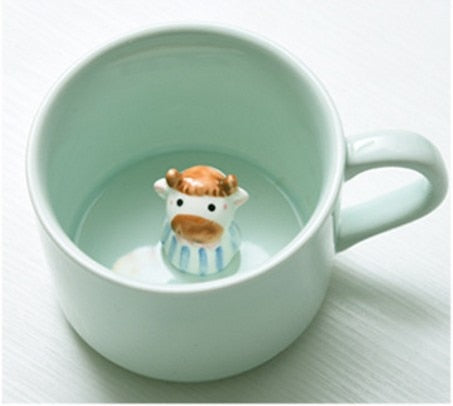 Cute Cartoon Ceramic Coffee Mugs