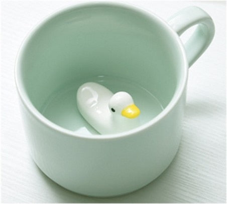 Cute Cartoon Ceramic Coffee Mugs