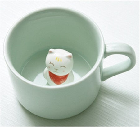 Cute Cartoon Ceramic Coffee Mugs