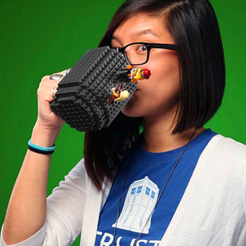 DIY Build-On Brick Mug Building Blocks Coffee Cup