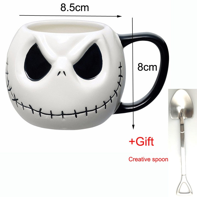 Halloween Prank Ceramic Mug Pumpkin Heat Resistant
