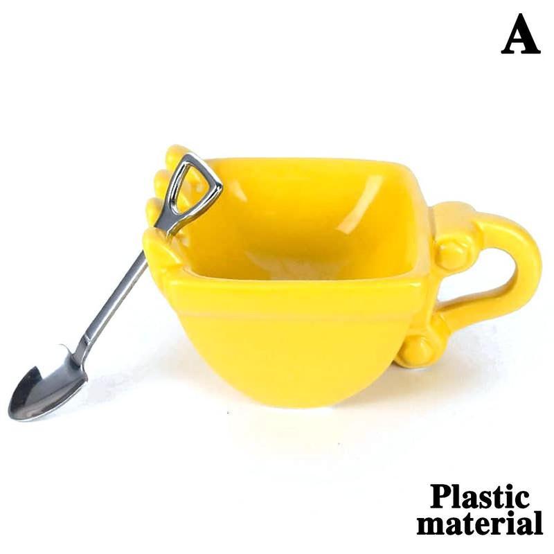 Excavator Bucket Cup With Spade Shovel Spoon Funny