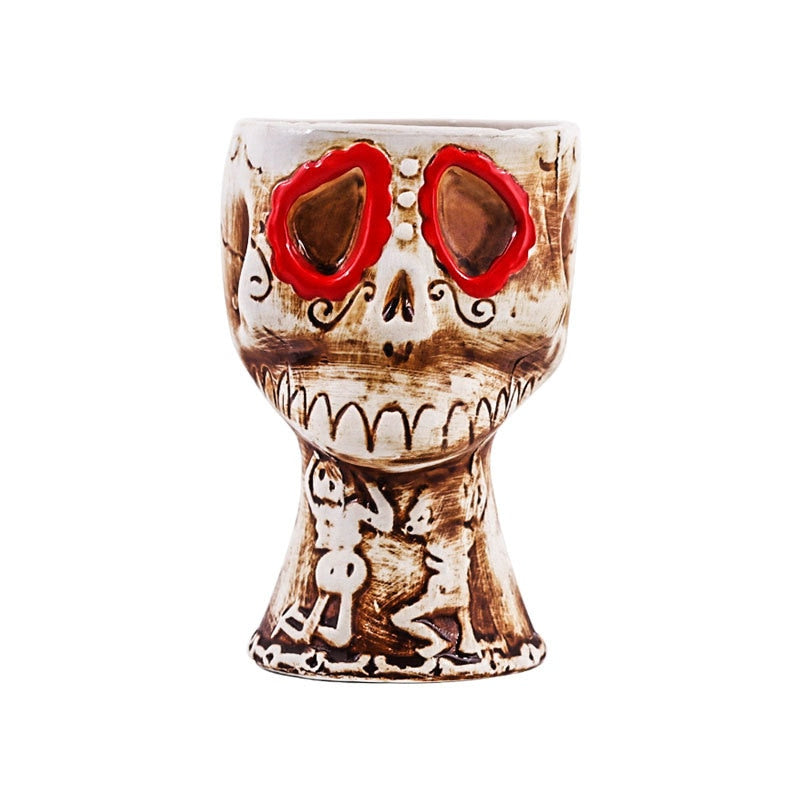 Hawaiian Cocktail Cup Creative Mugs Zombie Skeleton