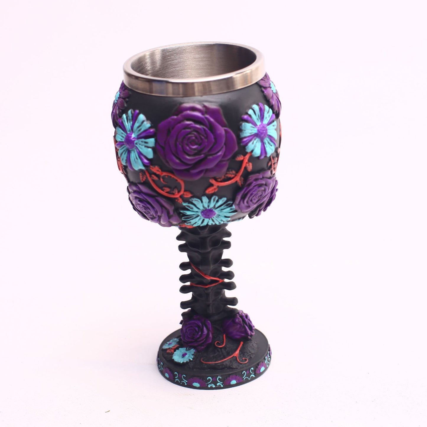 Skull Goblet Resin Steel Cup Cocktail Glass