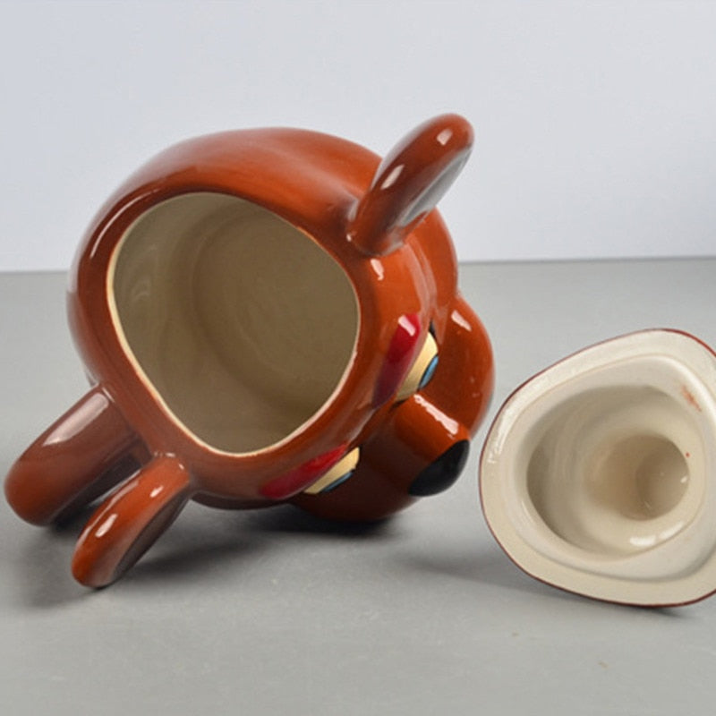 Teddy Bear's Mug Freddy Doll 3D Ceramic Mug Funny