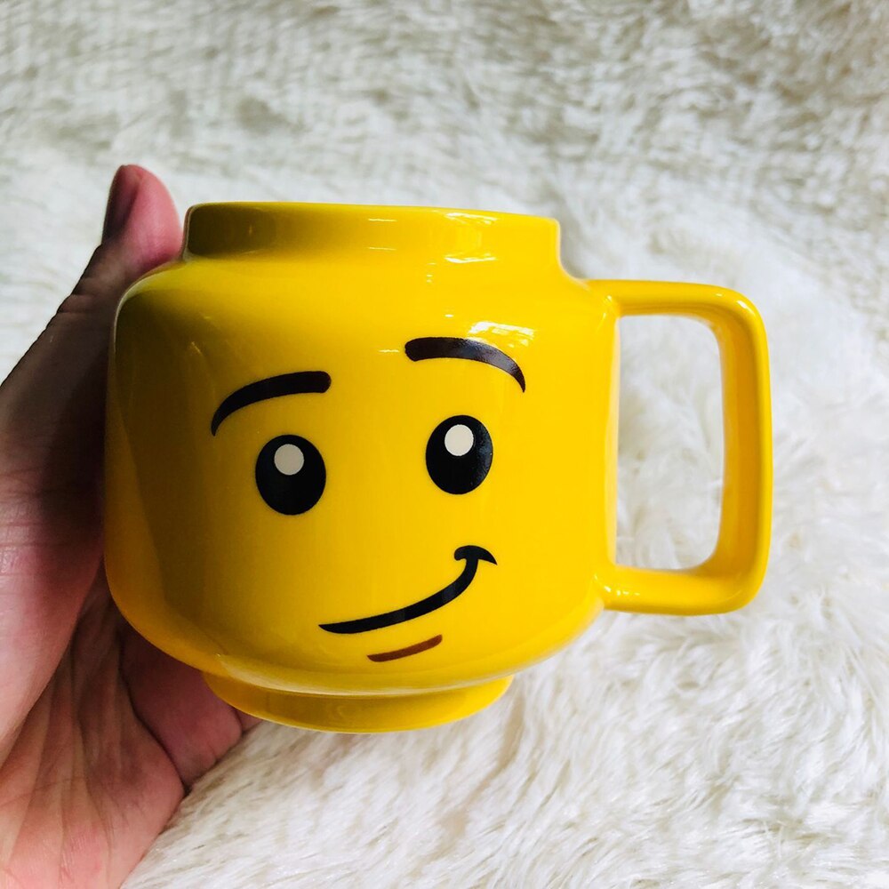 Cute Smiling Face Expression Ceramic Mug