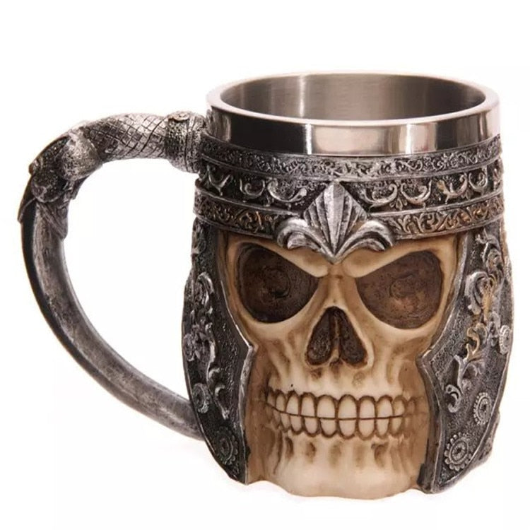 Retro Stainless Steel Resin Drinkware Coffee Mug