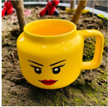 Face Expression Cartoon Coffee Mugs Cute
