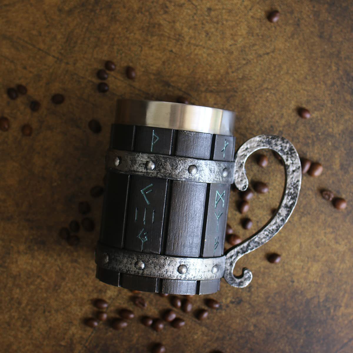Viking Vintage Stainless Steel Liner Coffee Mug