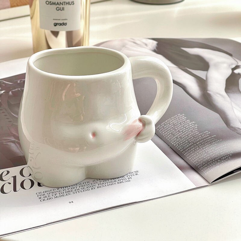 Pinch Belly Cute Funny Coffee Mugs