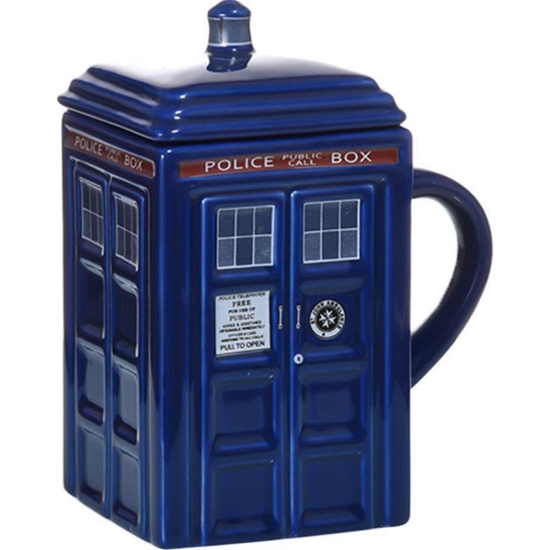 Police Box Mug Funny Ceramic Coffee Mug