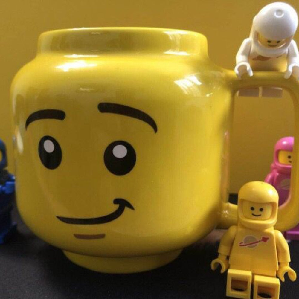 Cute Smiling Face Expression Ceramic Mug