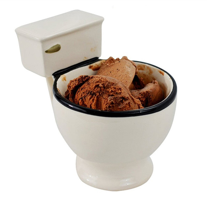 Novelty Toilet Ceramic Coffee Mug With Handle Funny