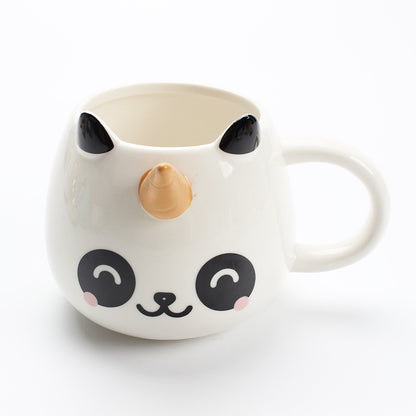 Cute Animal Ceramic Mug Creative Hand Painted 3D Mugs