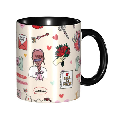 Pink Nurse Coffee Ceramic Mug