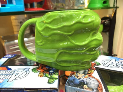 Hulk Inspired Green Fist Ceramic Coffee Mug