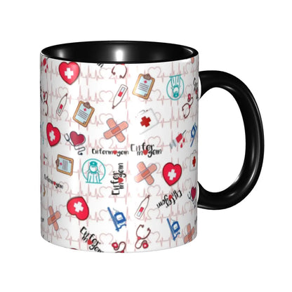 Pink Nurse Coffee Ceramic Mug