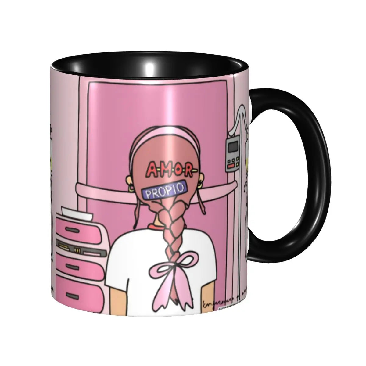 Pink Nurse Coffee Ceramic Mug