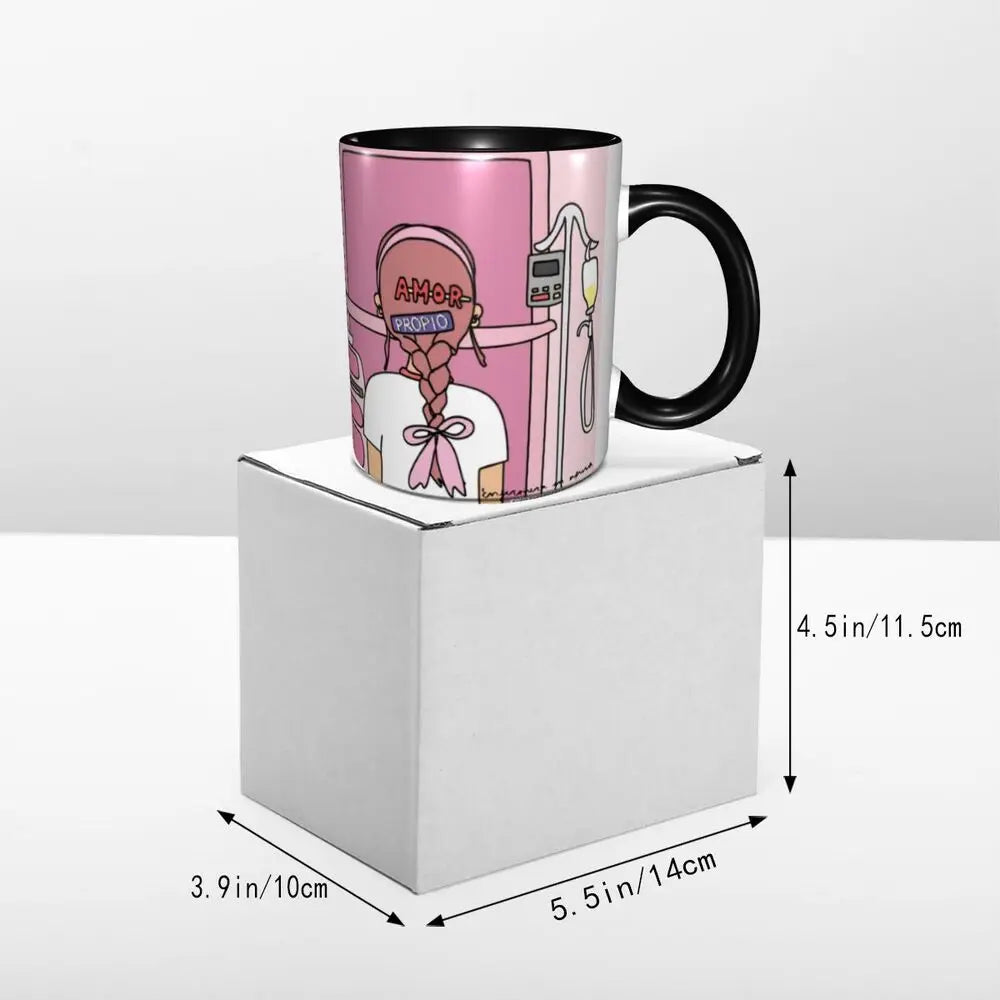 Pink Nurse Coffee Ceramic Mug