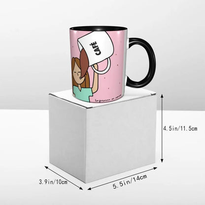 Pink Nurse Coffee Ceramic Mug
