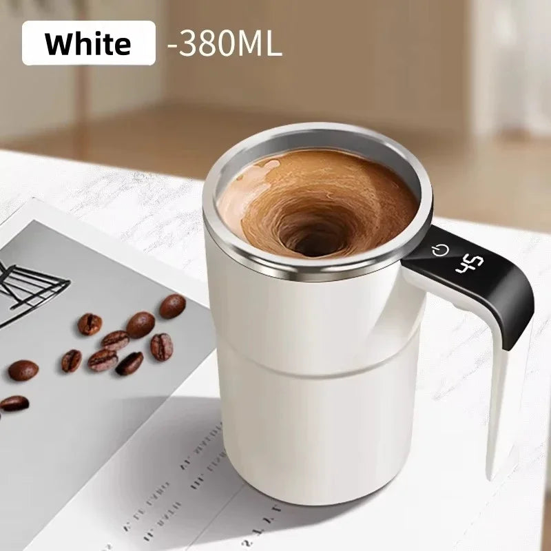 Self Stirring Coffee Mug - 380ml USB Charging with Temperature Display