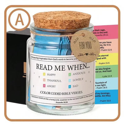 Bible Verse Jar For Positive Thinking