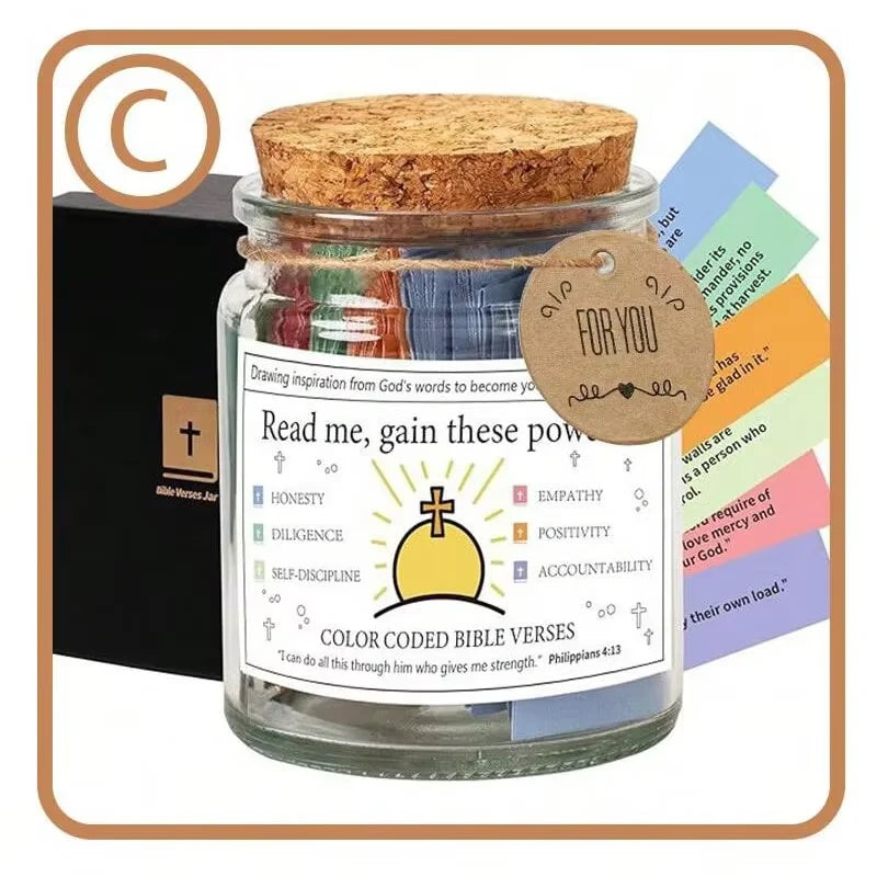 Bible Verse Jar For Positive Thinking