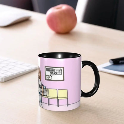 Pink Nurse Coffee Ceramic Mug