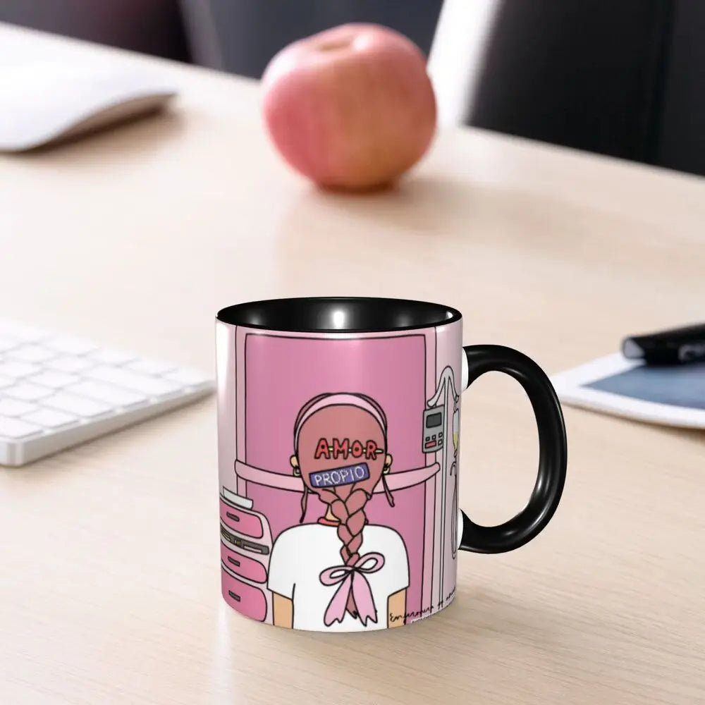 Pink Nurse Coffee Ceramic Mug