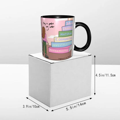 Pink Nurse Coffee Ceramic Mug