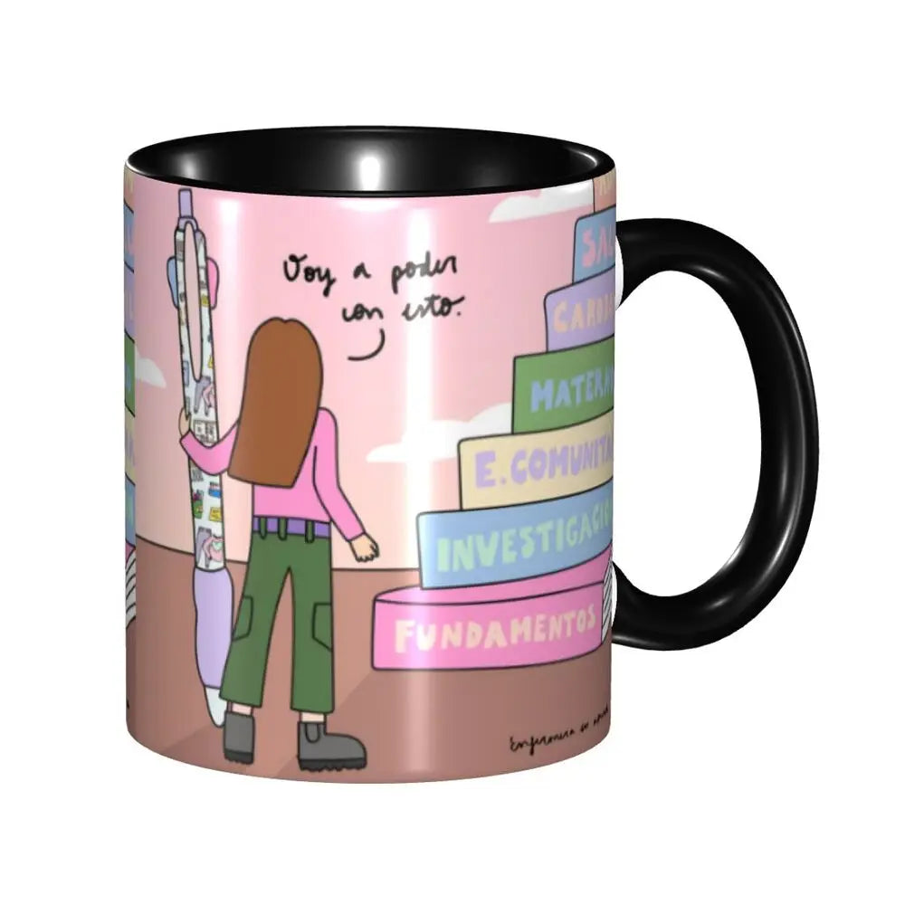 Pink Nurse Coffee Ceramic Mug