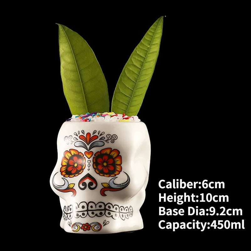Hawaii Ceramic Tiki Easter Island Coffee Mugs