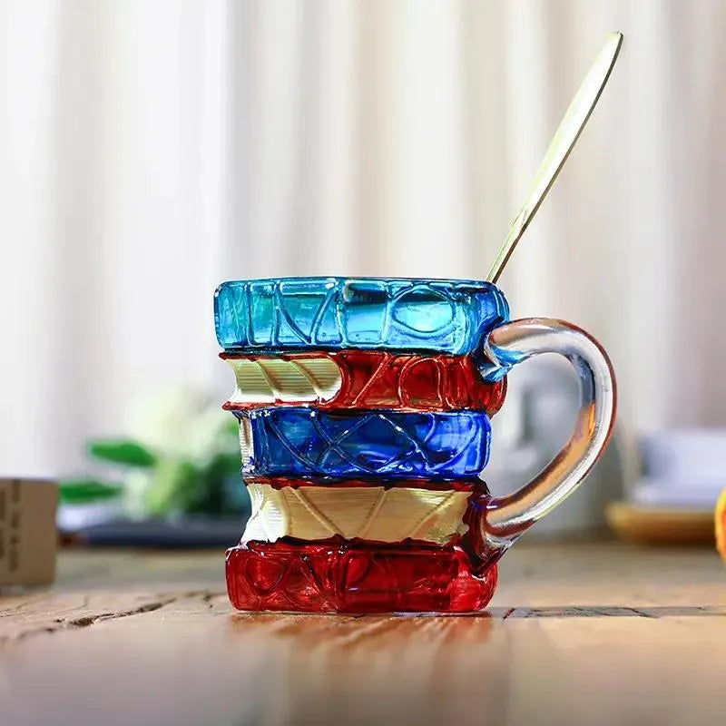 3D Readers Glass Coffee Mug - Bookworm Gift