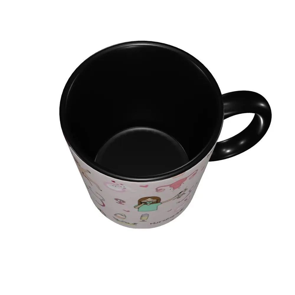 Pink Nurse Coffee Ceramic Mug