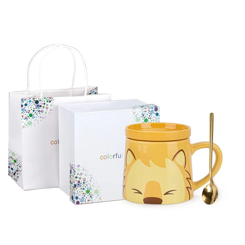 Cute Cat Ceramic Coffee Mug For Cat Lovers