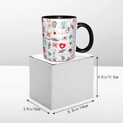 Pink Nurse Coffee Ceramic Mug