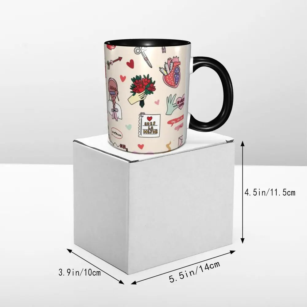 Pink Nurse Coffee Ceramic Mug