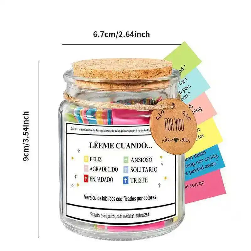Bible Verse Jar For Positive Thinking
