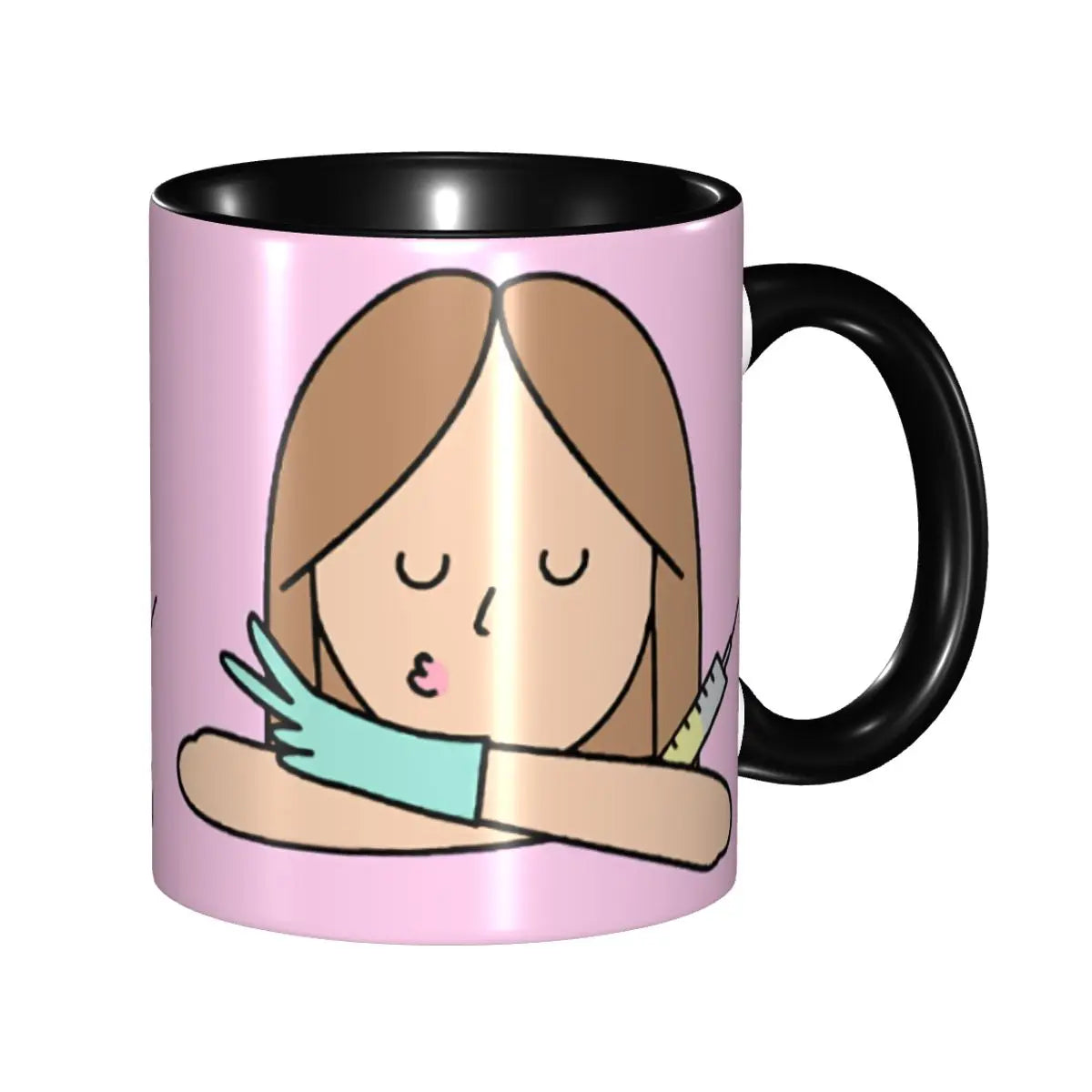 Pink Nurse Coffee Ceramic Mug